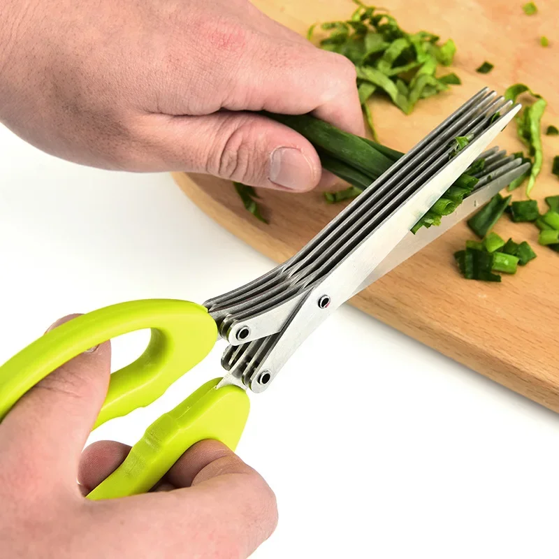 Kitchen Q - Muti-Layers Kitchen Scissors Stainless Steel Vegetable