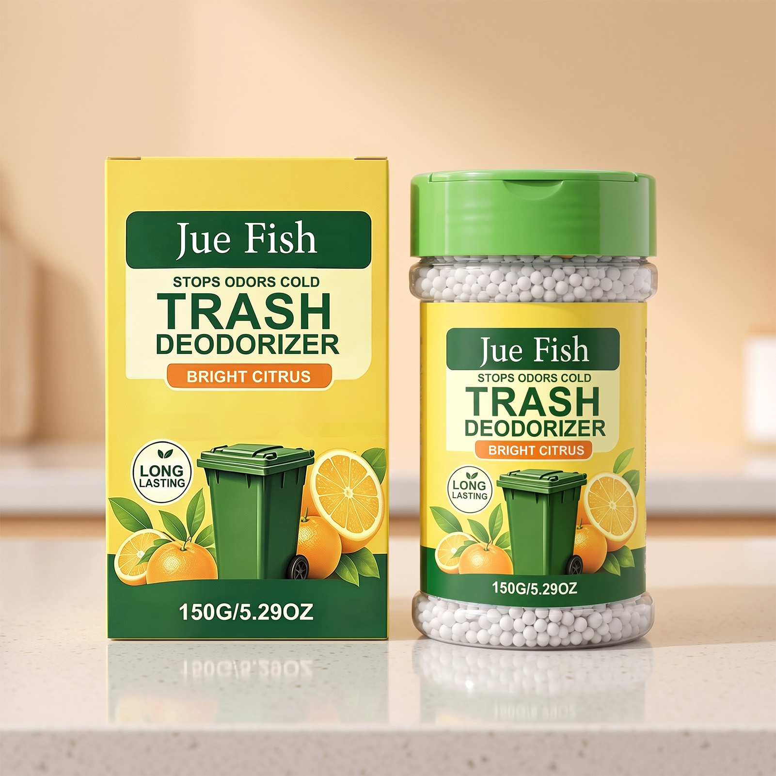 Kitchen Baking Soda - Odor Neutralizing Garbage Can Deodorizer Effective