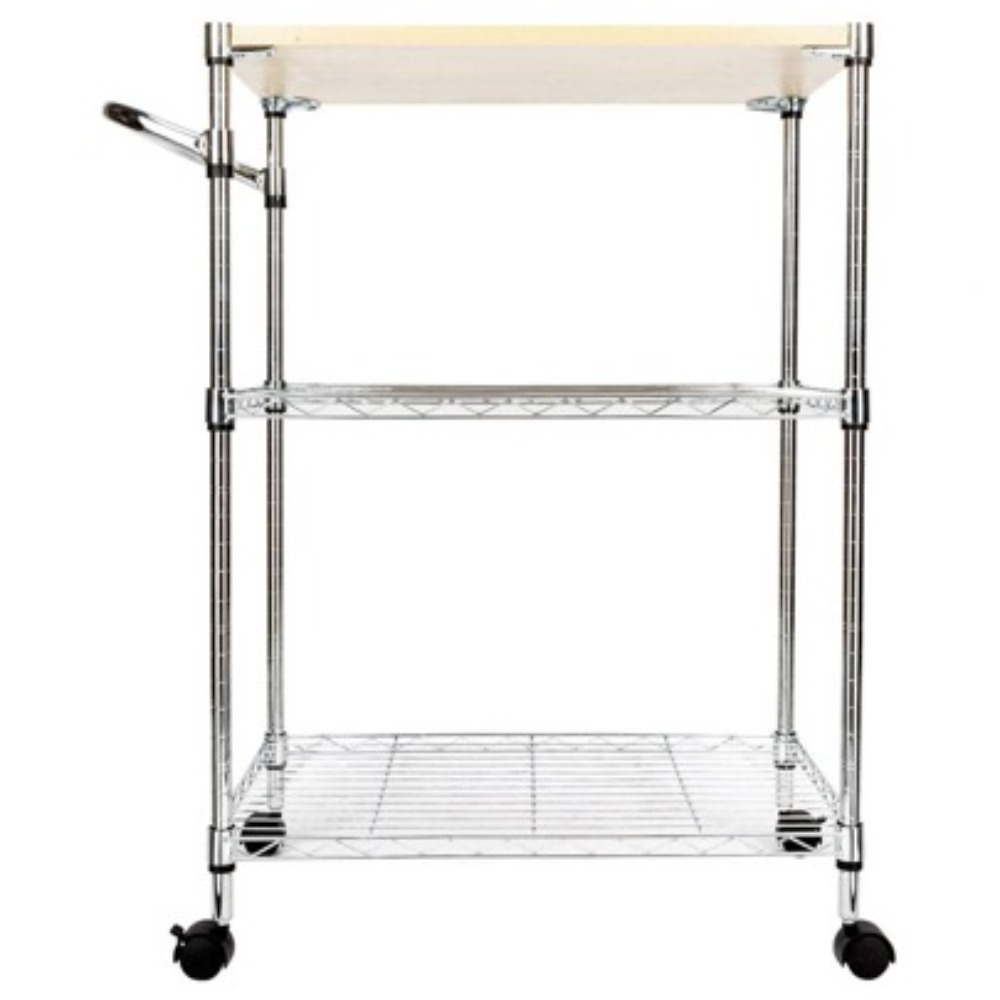 Kitchen Baking Trolley - 3-Tier Rolling Kitchen Trolley Cart with