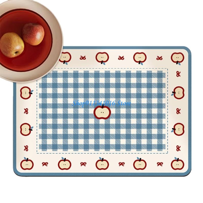 Kitchen Baking Counter - Premium Water Absorbing Kitchen Counter Mat