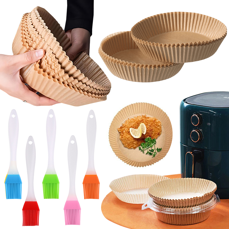 Kitchen Baking Paper - 50/100PCS Air Fryer Paper Plate with