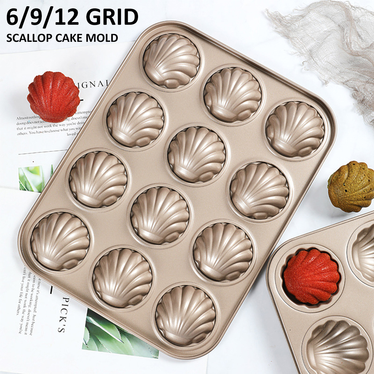 Kitchen And Baking Equipment - Madeleine Mold Shell Shape Baking Mold