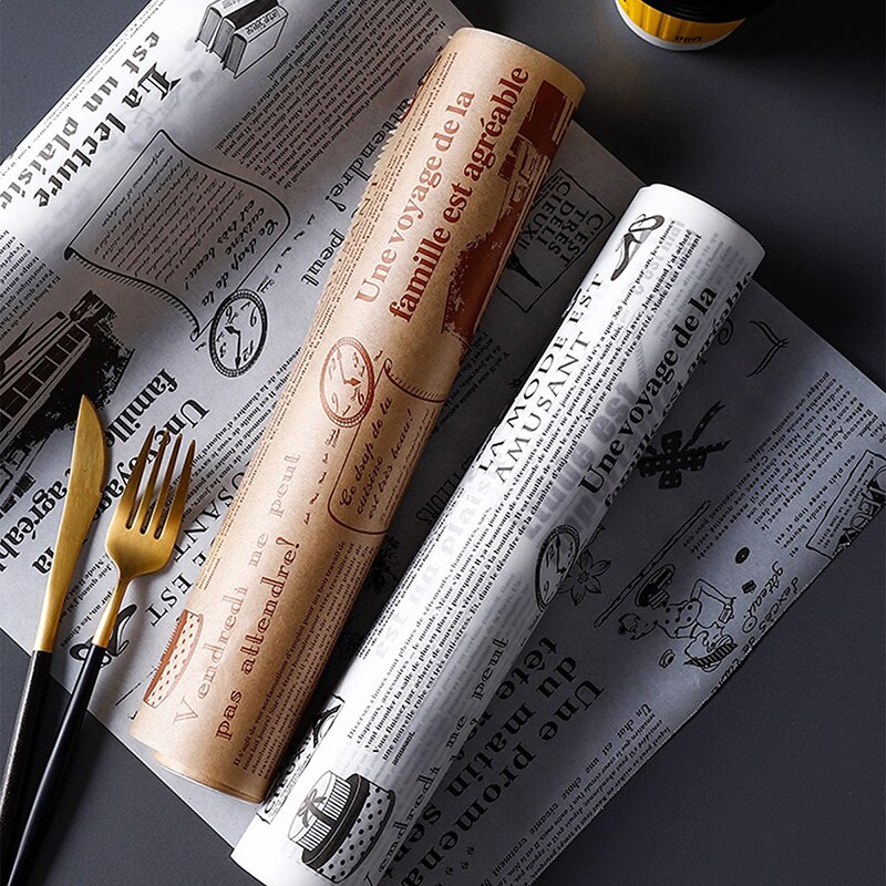 Kitchen Baking Paper - Oil-absorbing Paper Roll for Baking Or