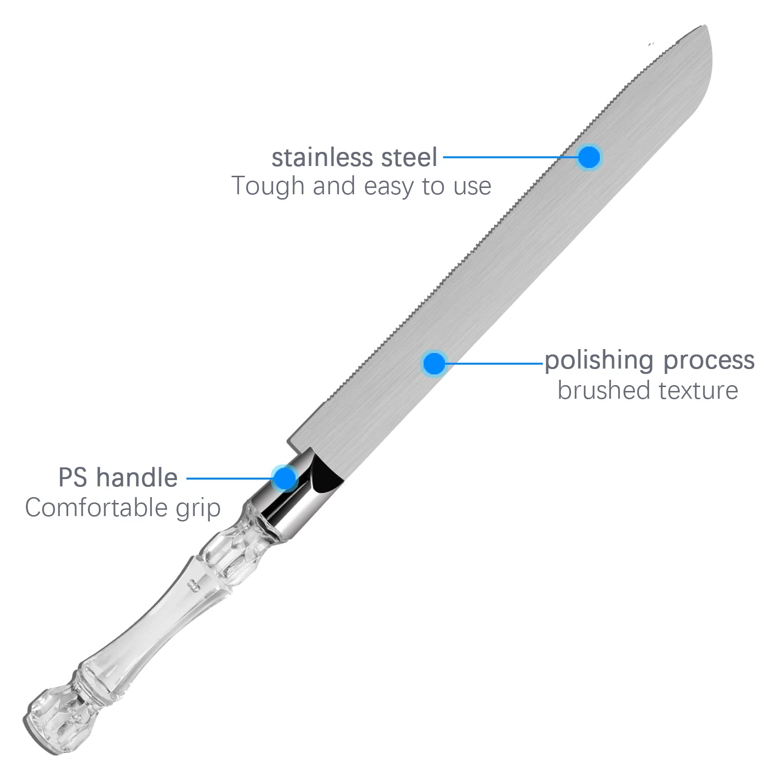 Cake Knife and Server Set Crys - огляд і ціна Offset Spatula Set