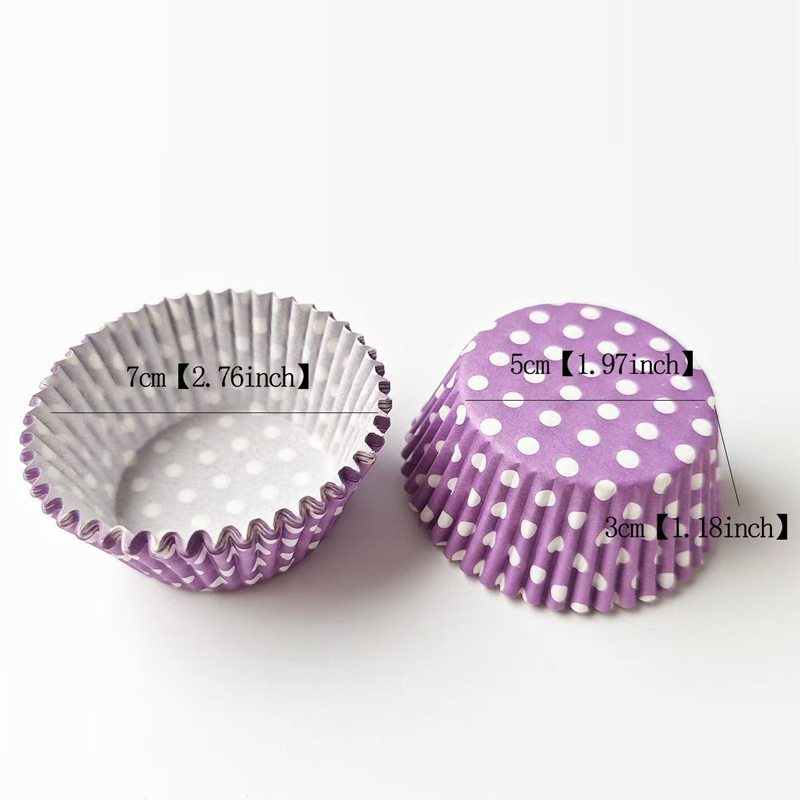 100Pcs Polka Dot Cake Paper Li - огляд і ціна Kitchen Baking Paper