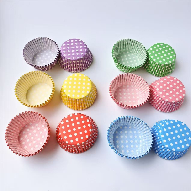 100Pcs Polka Dot Cake Paper Li - огляд і ціна Kitchen Baking Paper