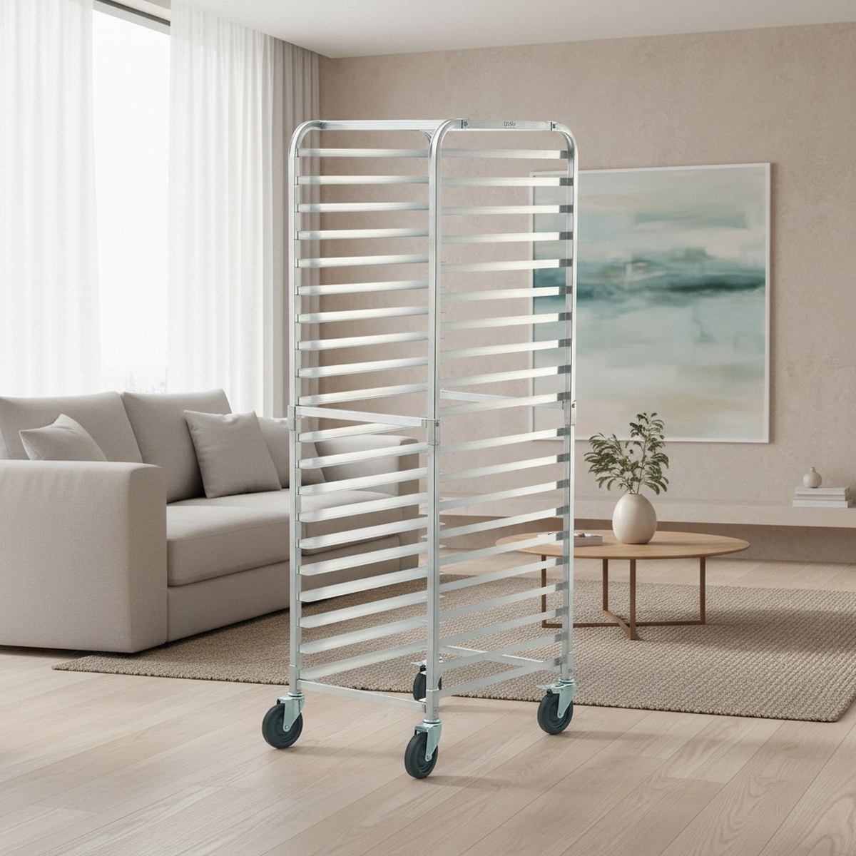 Commercial Bakery Rack 20 Tier - огляд і ціна Kitchen Baking Trolley