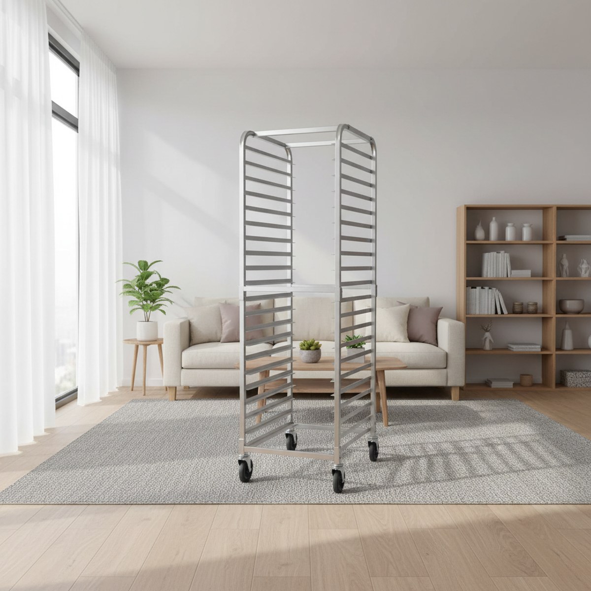 Commercial Bakery Rack 20 Tier - огляд і ціна Kitchen Baking Trolley