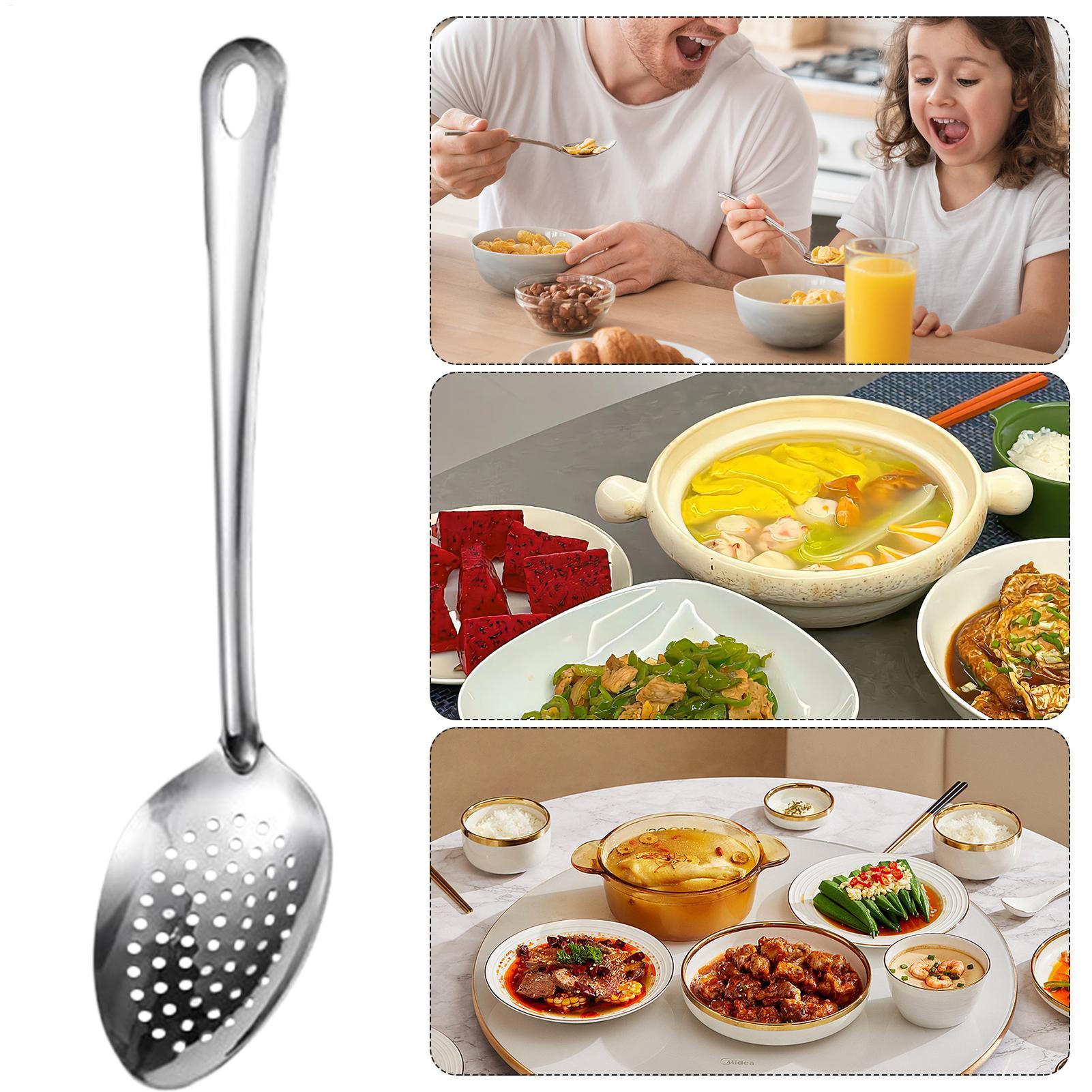 Stainless Steel Slotted Spoon  - огляд і ціна Offset Spatula Set
