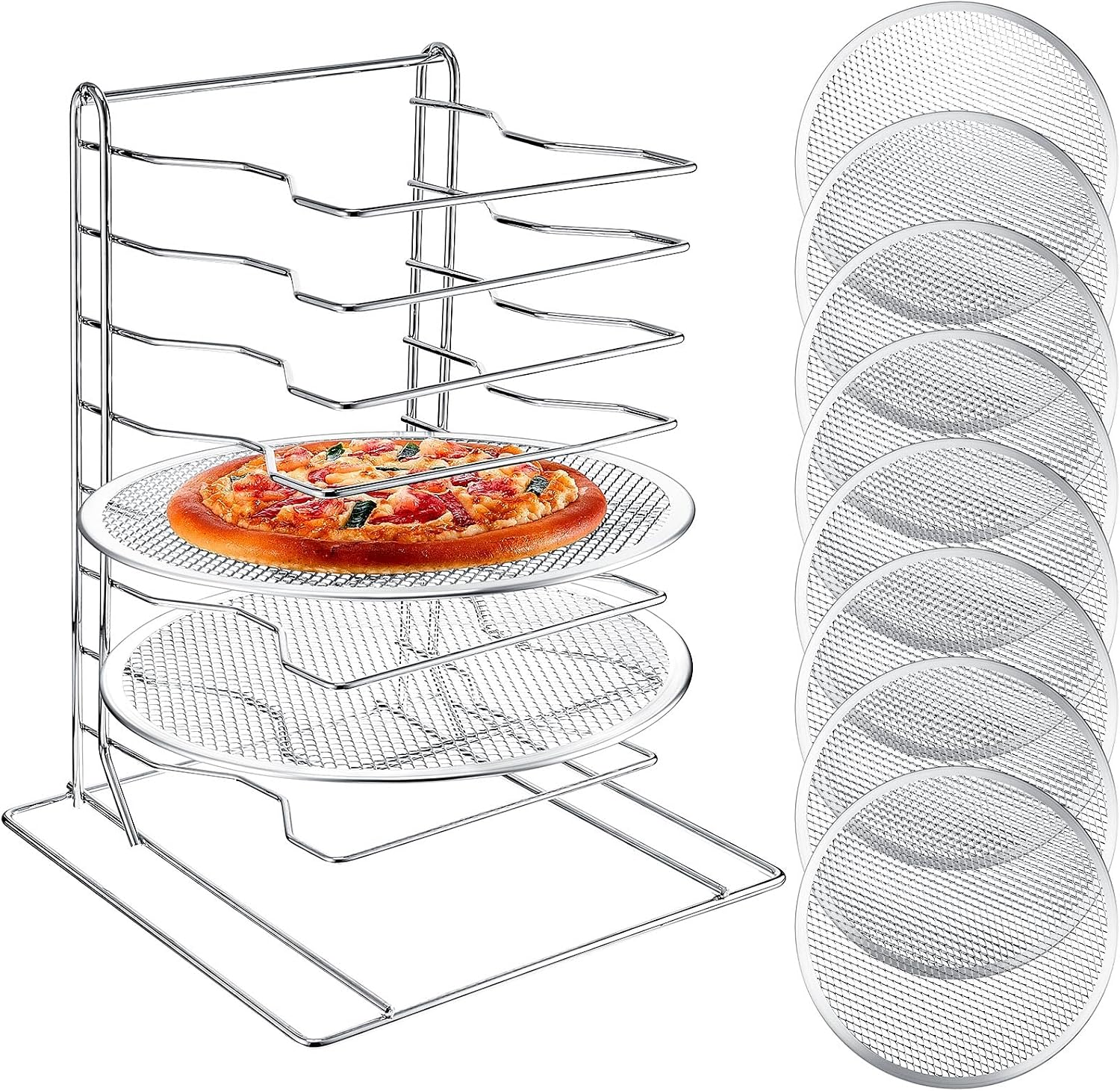 Pizza Rack 8 Tiered Stand With - огляд і ціна Kitchen And Baking Equipment