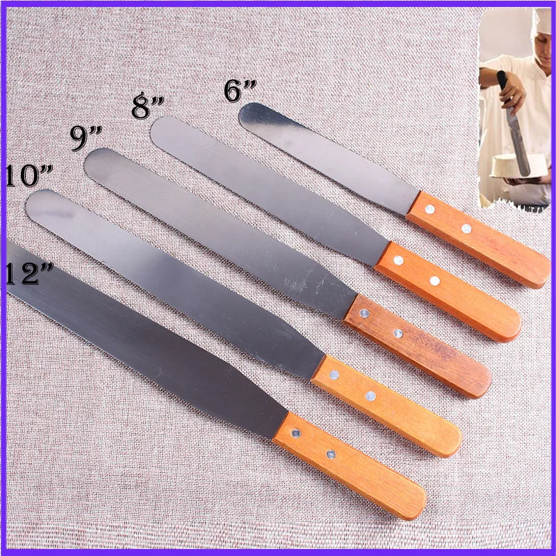 6/8/10/12 Inch Cake Spatula Hi - огляд і ціна Offset Spatula Set