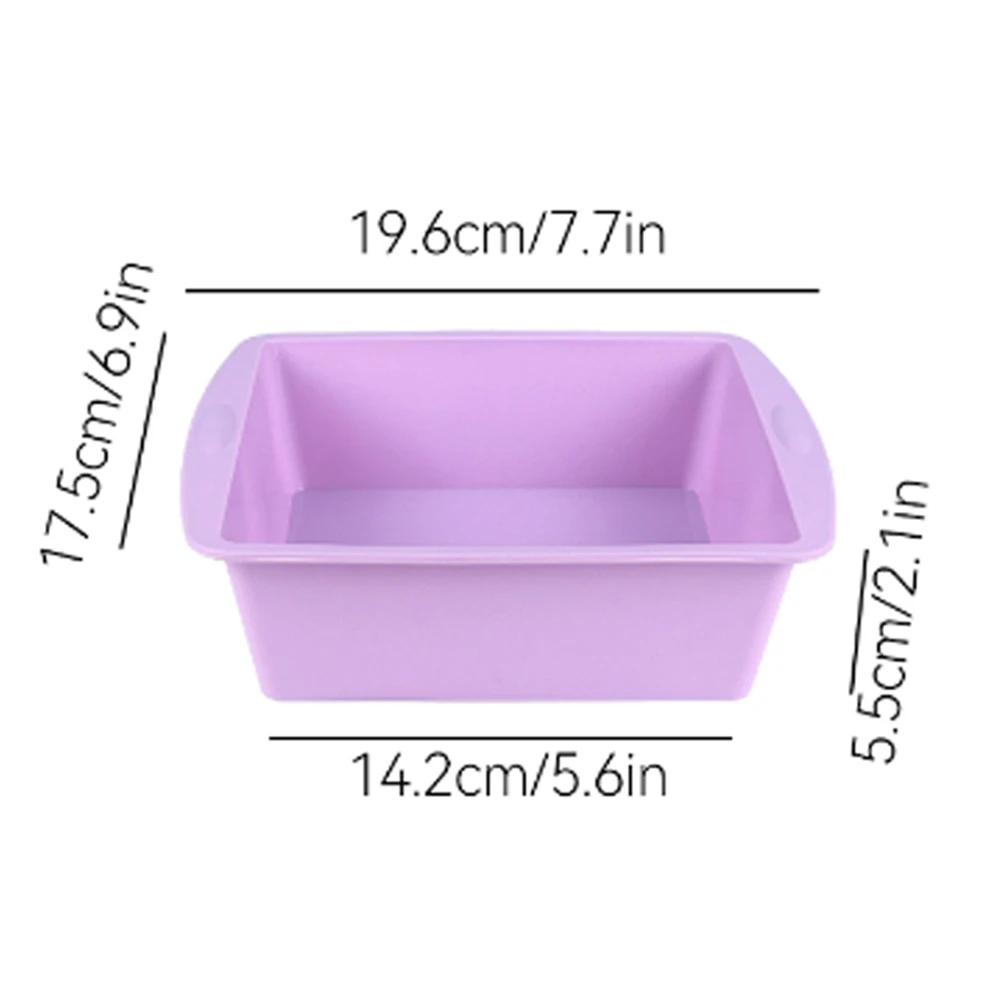 1/4Pcs Silicone Square Cake Mo - огляд і ціна Kitchen And Baking Equipment