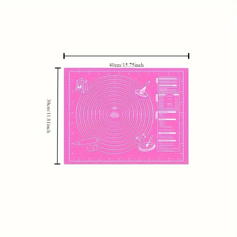 Silicone Baking Mat with Measu - огляд і ціна Kitchen Baking Counter