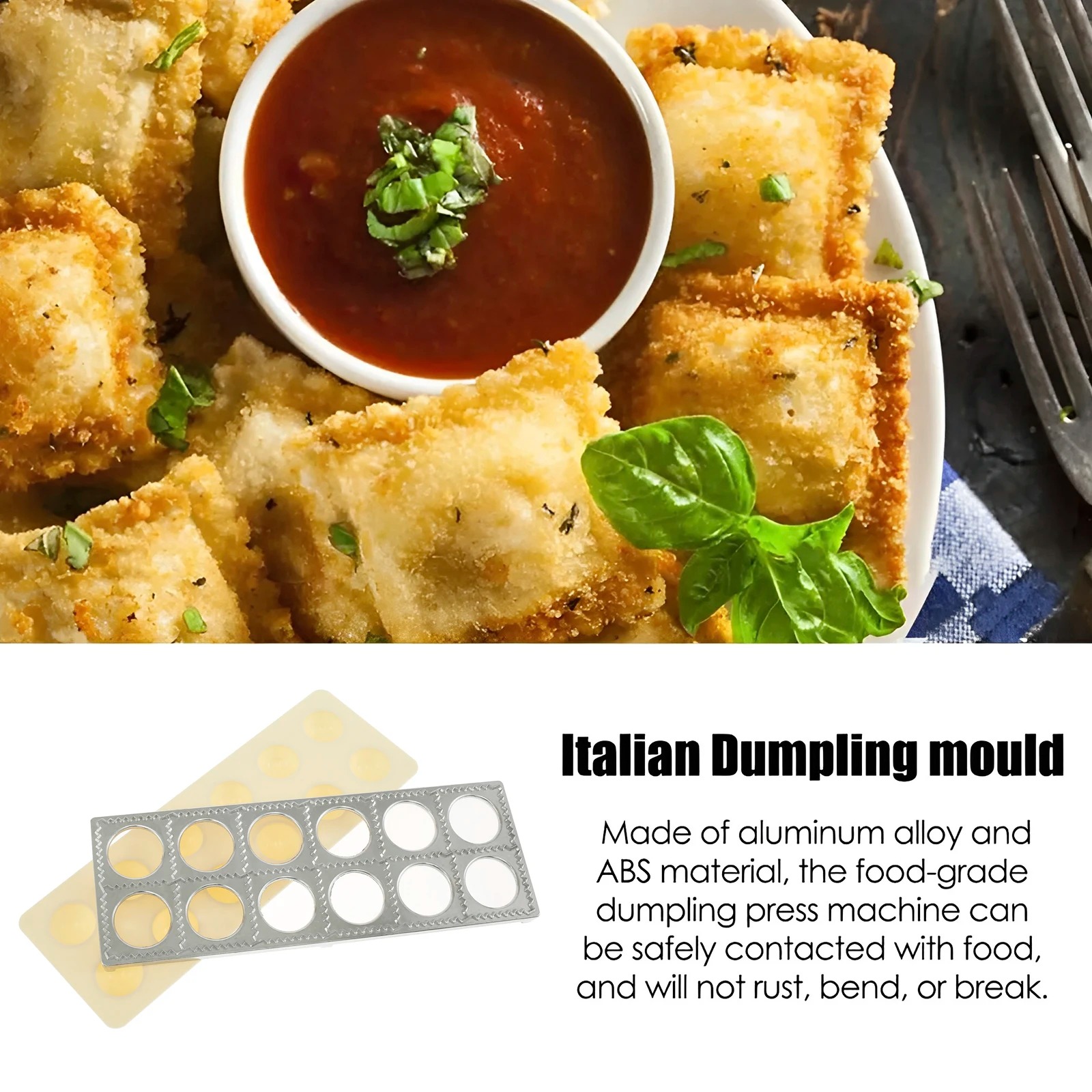 Dumpling Mold 12 Holes Ravioli - огляд і ціна Kitchen Q