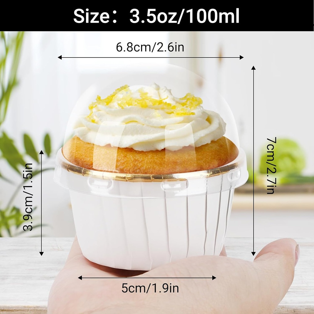 50 pcs Muffins Cup Paper Cupca - огляд і ціна Kitchen Baking Paper