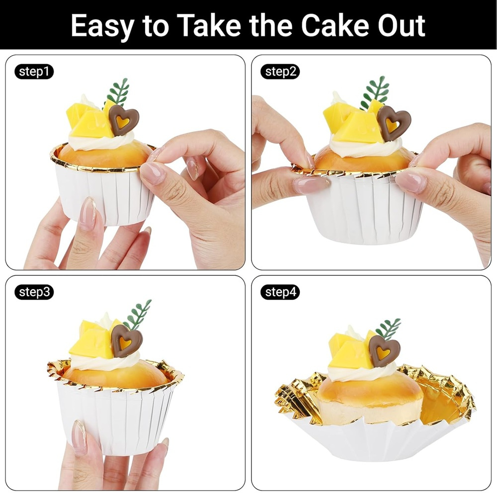 50 pcs Muffins Cup Paper Cupca - огляд і ціна Kitchen Baking Paper