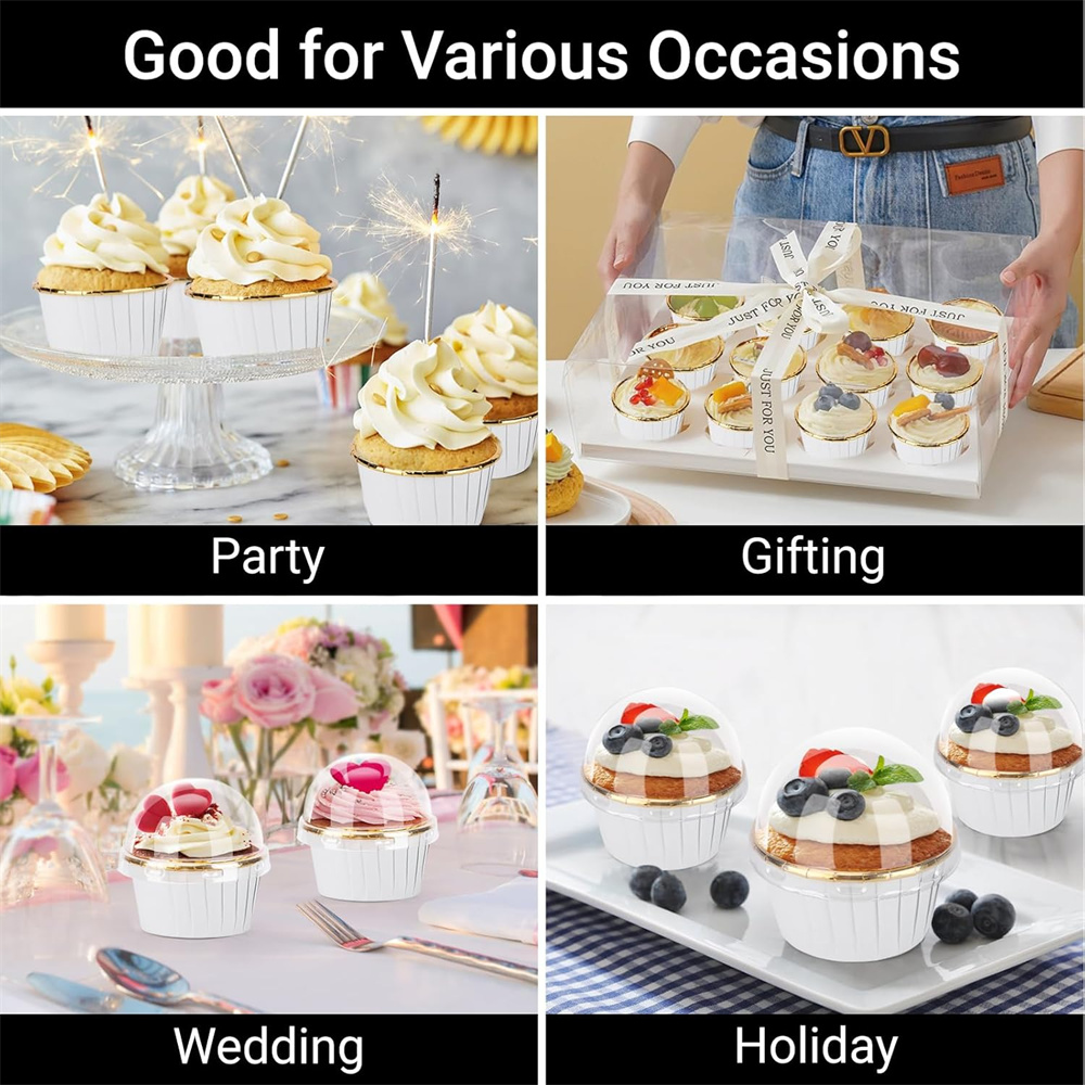 50 pcs Muffins Cup Paper Cupca - огляд і ціна Kitchen Baking Paper