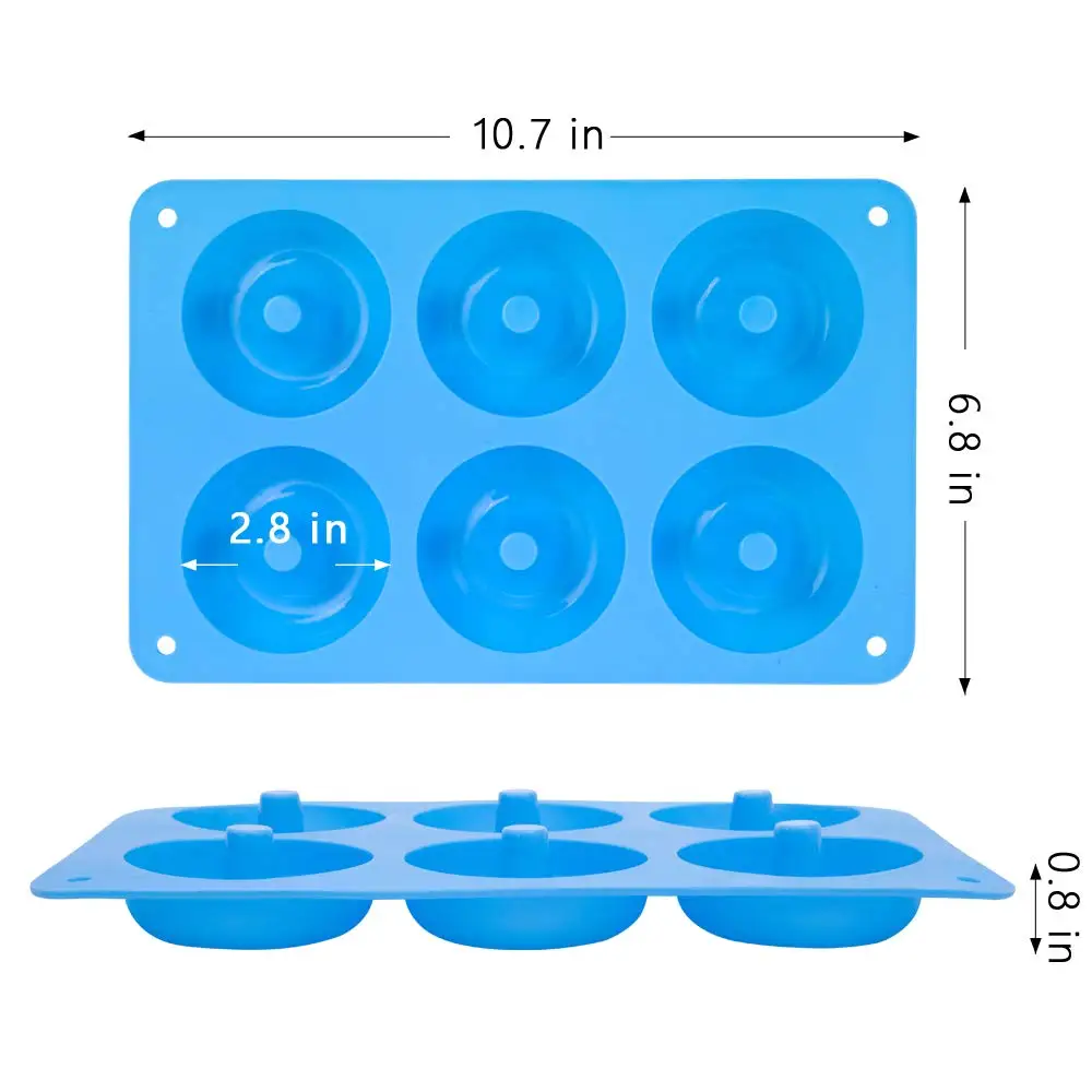 6 Holes Silicone Donut Mold Ba - огляд і ціна Kitchen And Baking Equipment