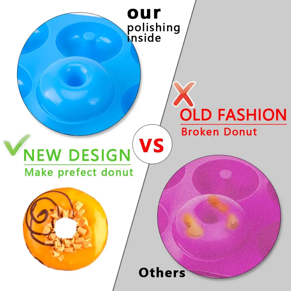 6 Holes Silicone Donut Mold Ba - огляд і ціна Kitchen And Baking Equipment
