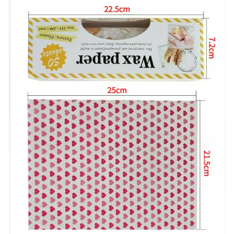 50PCS Food Grade Greaseproof P - огляд і ціна Kitchen Baking Paper