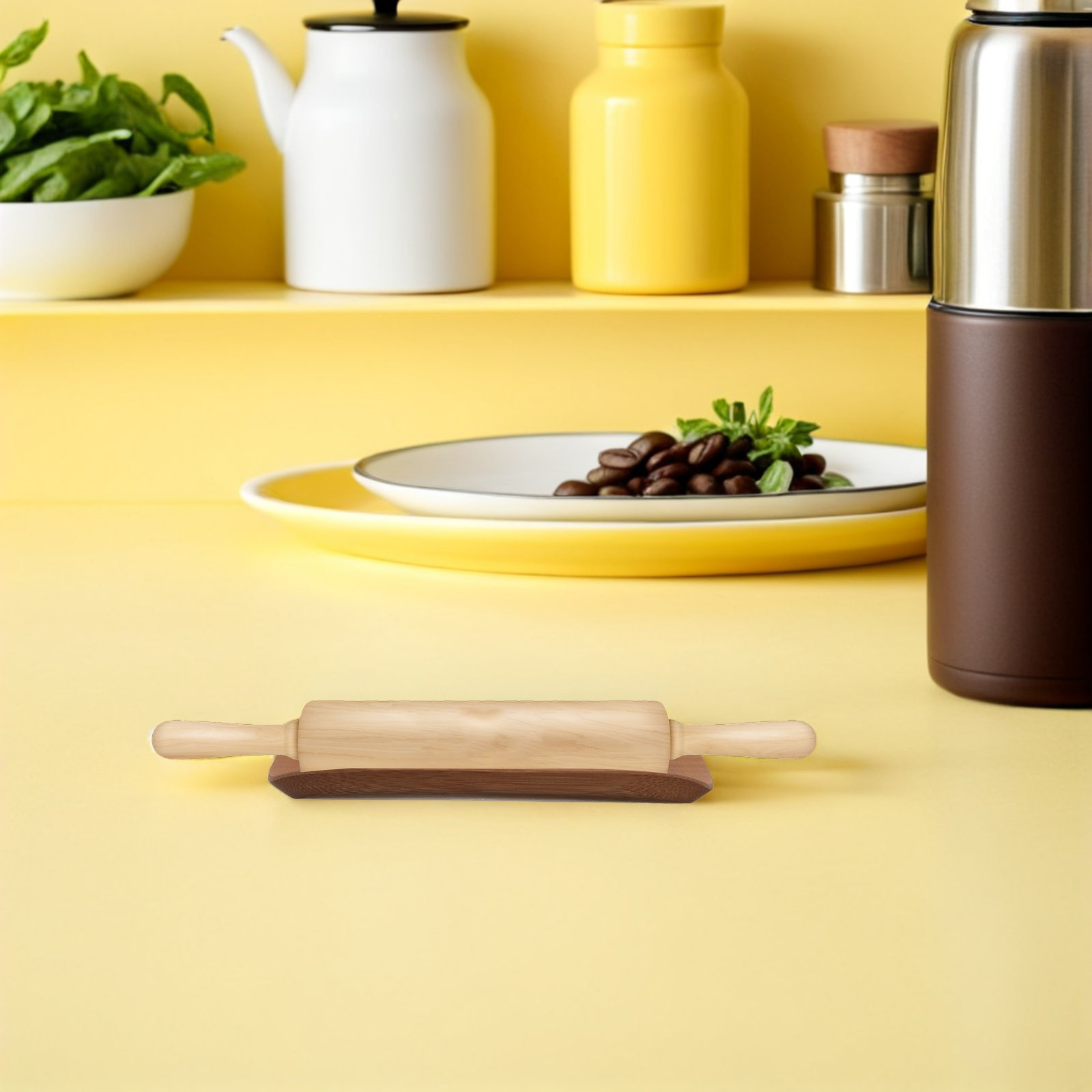 Bamboo Rolling Pin Display Rac - огляд і ціна Kitchen Baking Counter