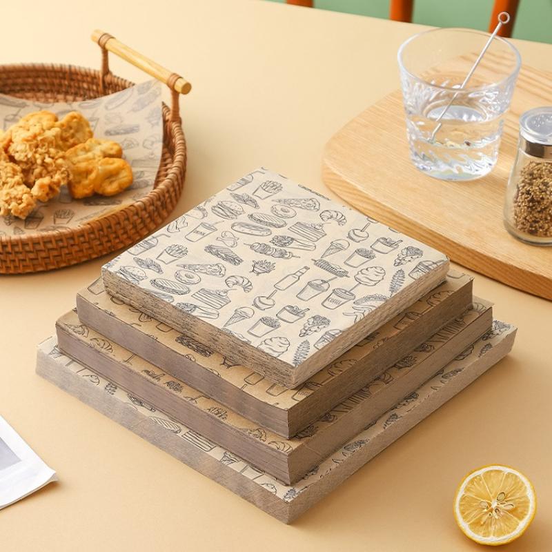 100pcs Oil-Proof Baking Food W - огляд і ціна Kitchen Baking Paper