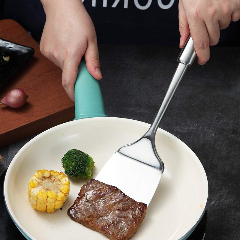Stainless Steel Turner Long Ha - огляд і ціна Offset Spatula Set