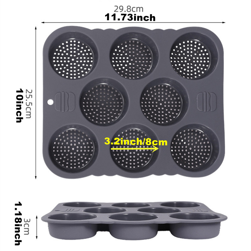 Hamburger Bun Mold Non-Stick F - огляд і ціна Kitchen And Baking Equipment