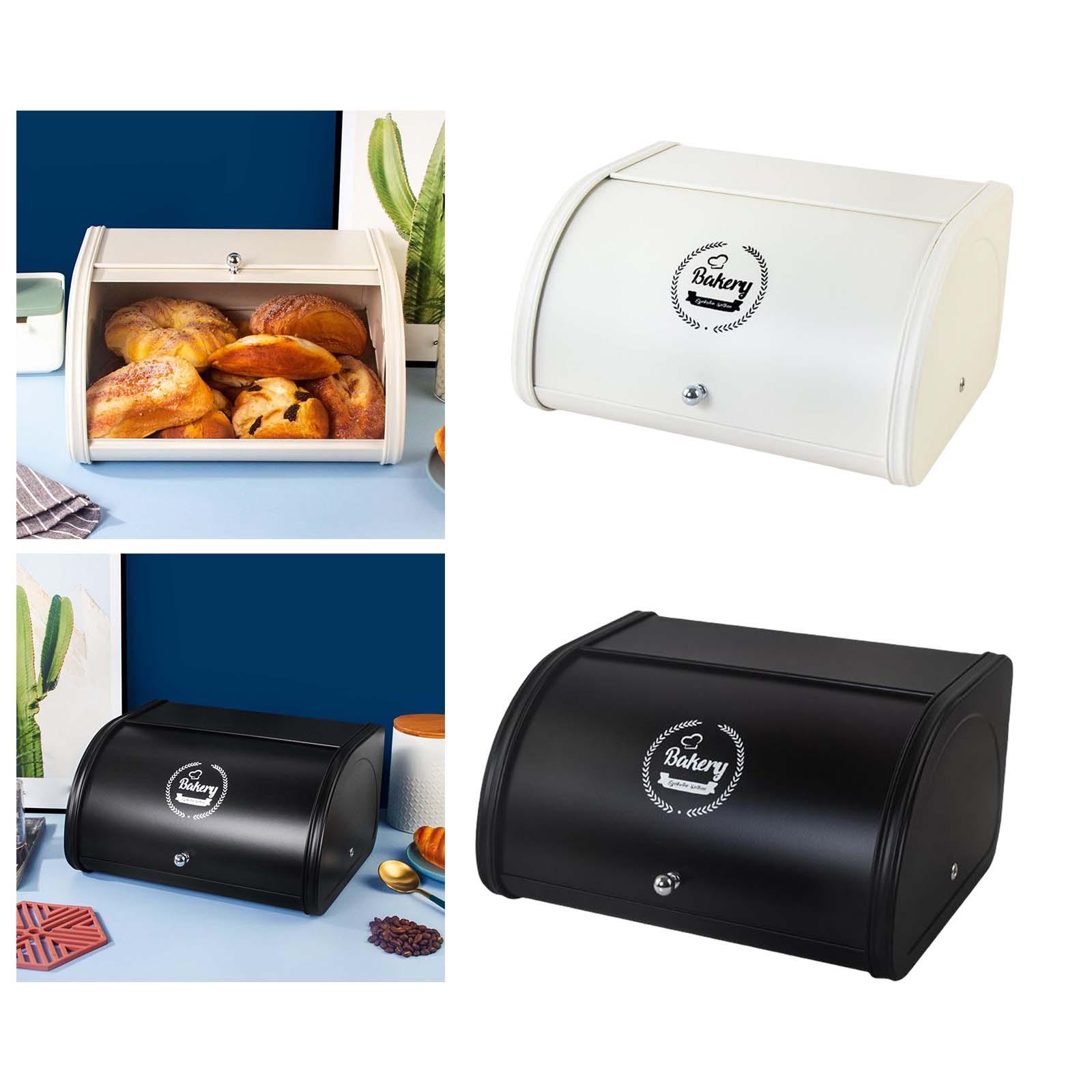 Metal Bread Box Bin Organizati - огляд і ціна Kitchen Baking Counter