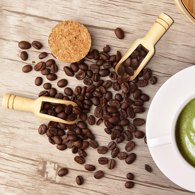 2/5PCS Wooden Coffee Scoop Set - огляд і ціна Kitchen Baking Utensil Set