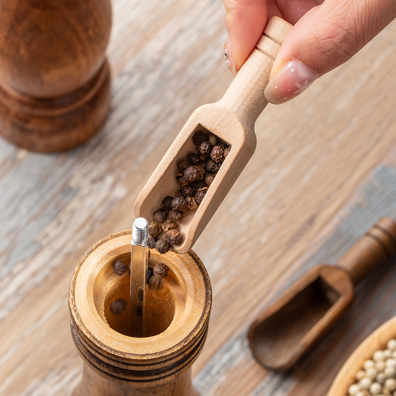 2/5PCS Wooden Coffee Scoop Set - огляд і ціна Kitchen Baking Utensil Set