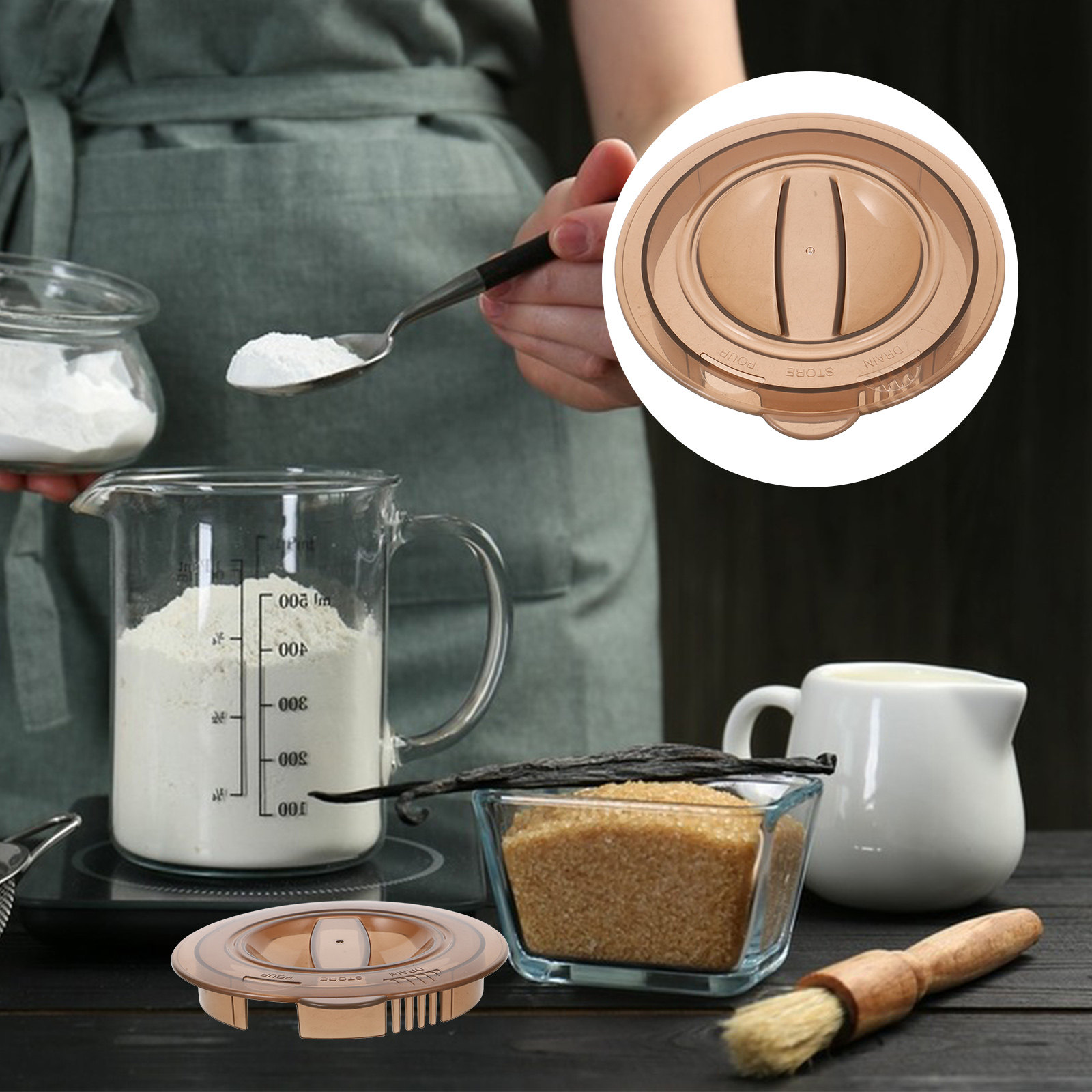 Measuring Glass Cup Plastic Li - огляд і ціна Kitchen Baking Soda