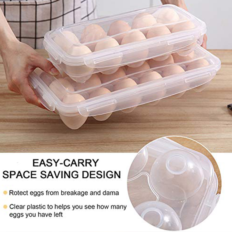 1/2pc 10Grids Egg Storage Box  - огляд і ціна Kitchen Q