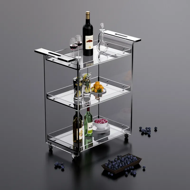 Modern 3-Tier Kitchen Cart wit - огляд і ціна Kitchen Baking Trolley
