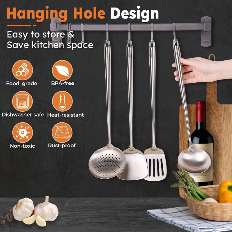 Wok Spatula and Ladle, Skimmer - огляд і ціна Offset Spatula Set