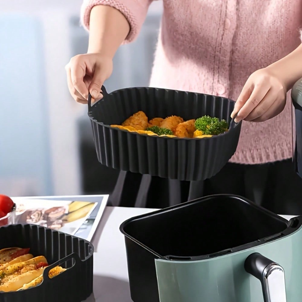 1pc Reusable Silicone Air Frye - огляд і ціна Kitchen Baking Paper