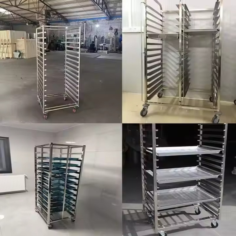 6 10 15 16 Tiers Stainless Ste - огляд і ціна Kitchen Baking Trolley
