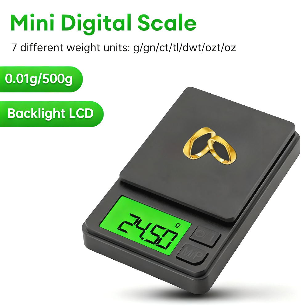 200/500/1000g 0.01g mini digit - огляд і ціна Kitchen Baking Scale