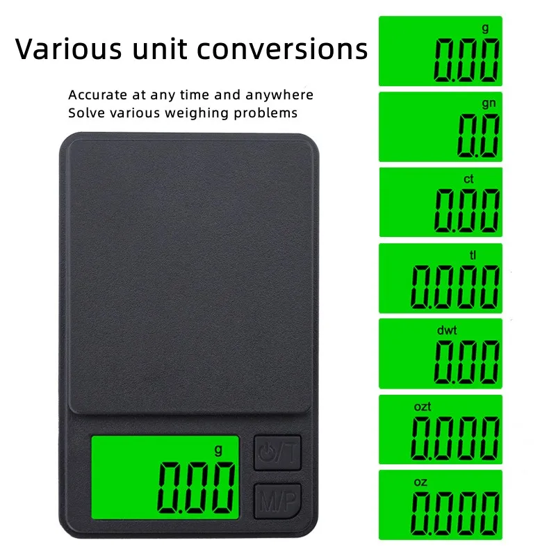 200/500/1000g 0.01g mini digit - огляд і ціна Kitchen Baking Scale