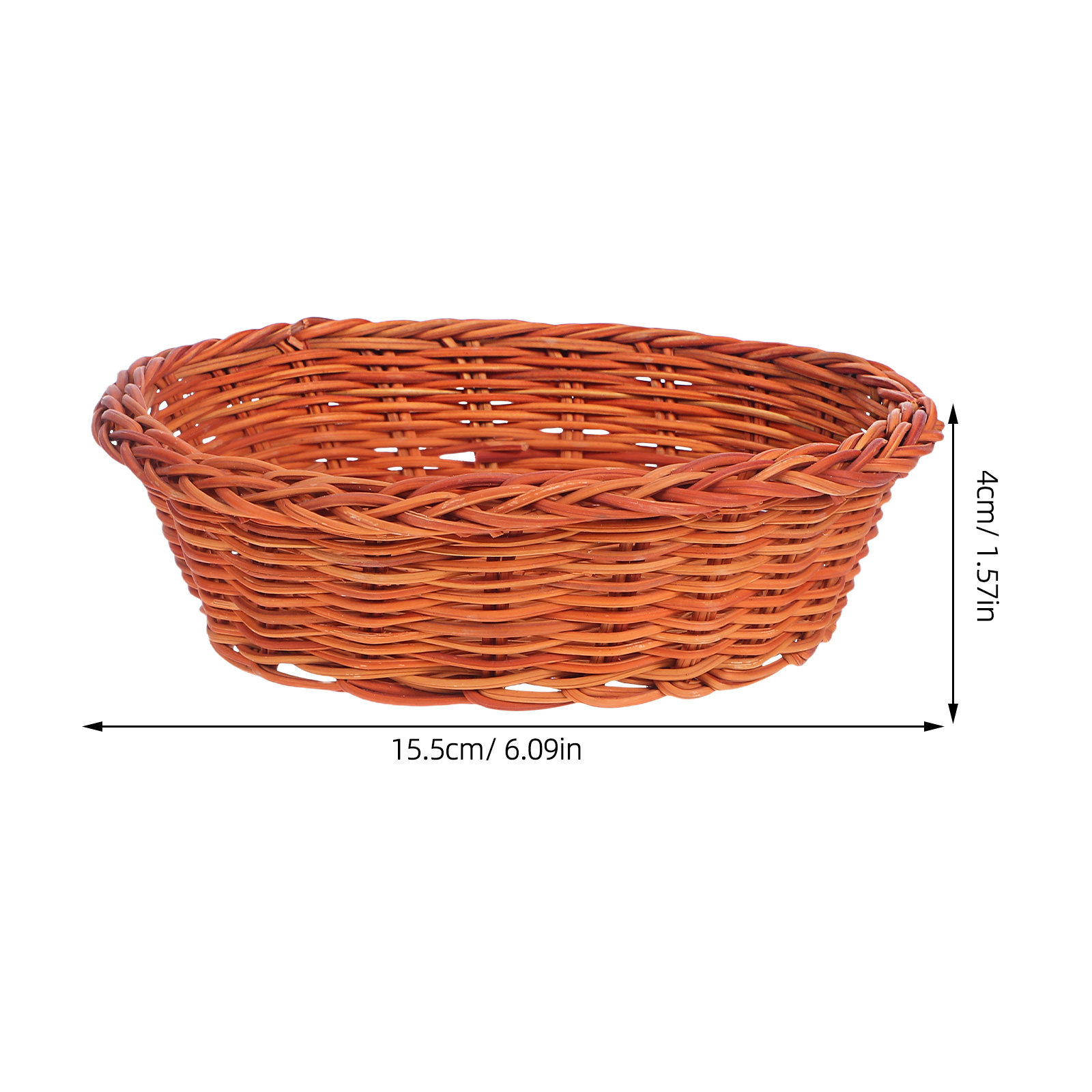 10Pcs Rattan Bread Basket For  - огляд і ціна Kitchen Baking Counter
