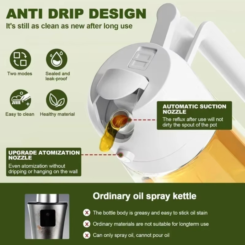 2in1 470ml Plastic Spray Oil S - огляд і ціна Kitchen Baking