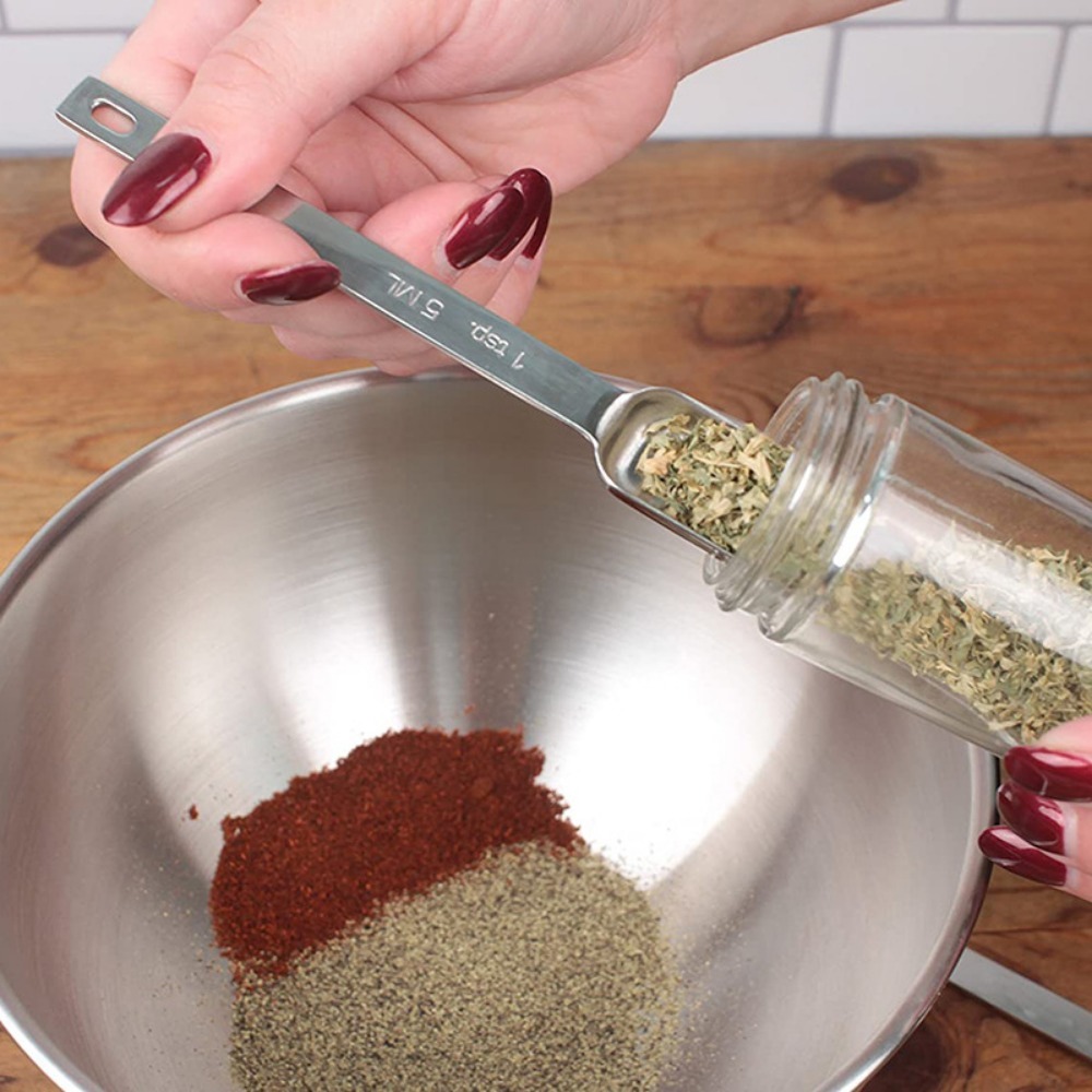 6Pcs Stainless Steel Measuring - огляд і ціна Kitchen Baking Scale