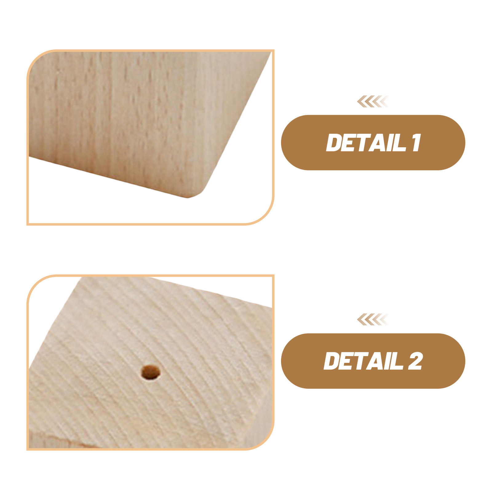 2Pcs Wooden Flower Nail Bases  - огляд і ціна Kitchen Baking