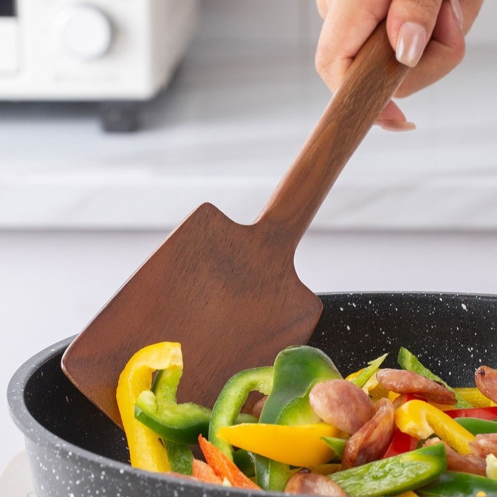 34cm Solid Wood Cooking Spatul - огляд і ціна Offset Spatula Set