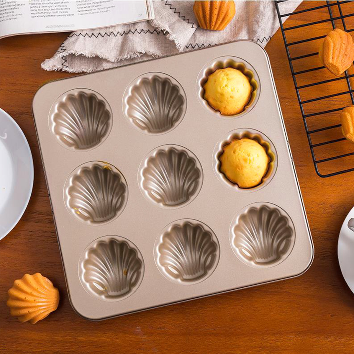 Madeleine Mold Shell Shape Bak - огляд і ціна Kitchen And Baking Equipment
