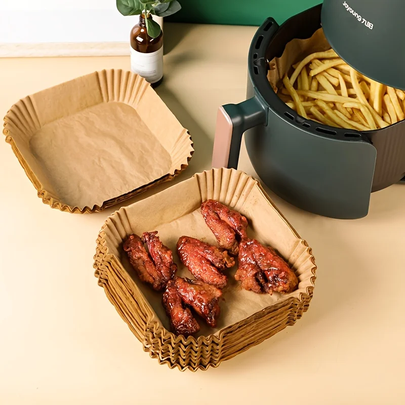 30/50 Pack Air Fryer Paper Squ - огляд і ціна Kitchen Baking Paper