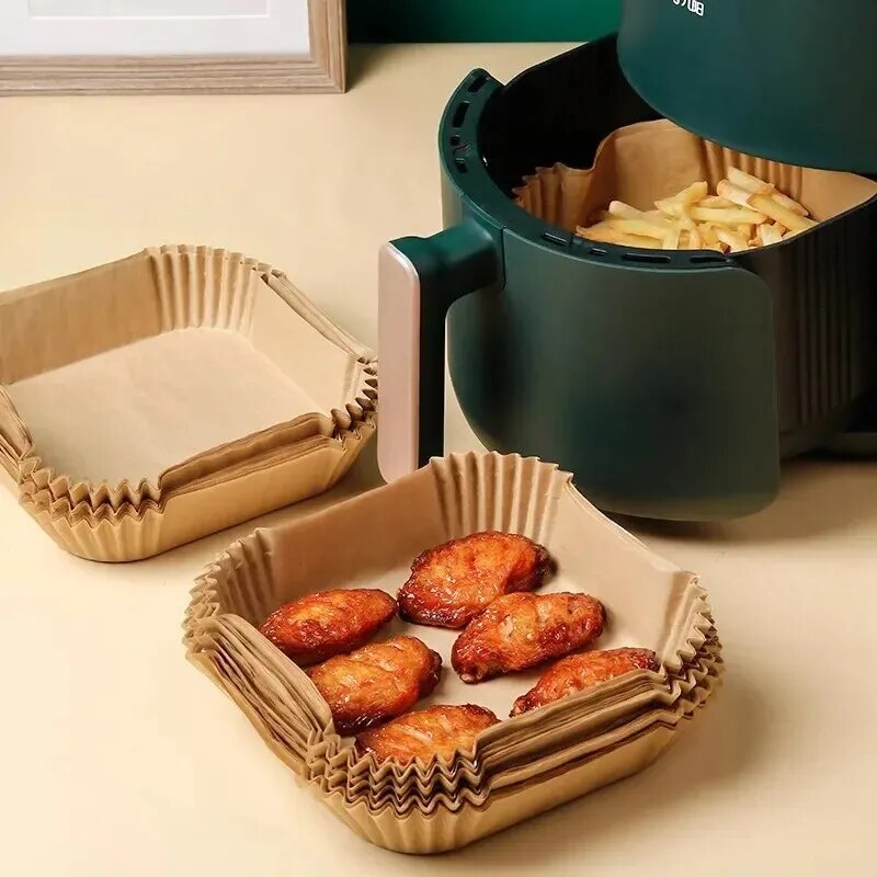 50Pcs Air Fryer Disposable Pap - огляд і ціна Kitchen Baking Paper