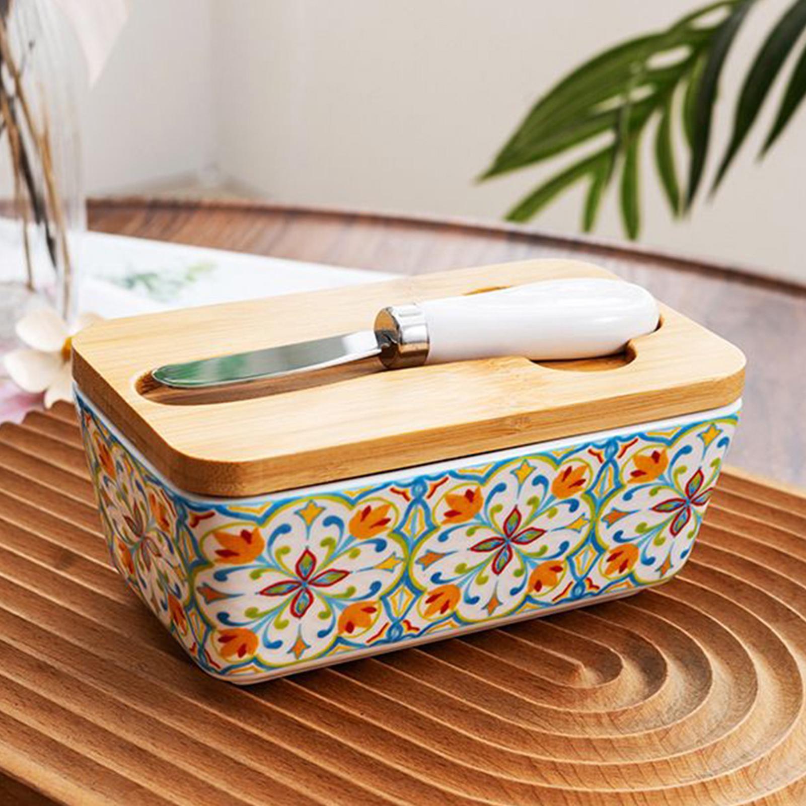 Butter Dish Ceramic Butter Con - огляд і ціна Kitchen Baking Counter