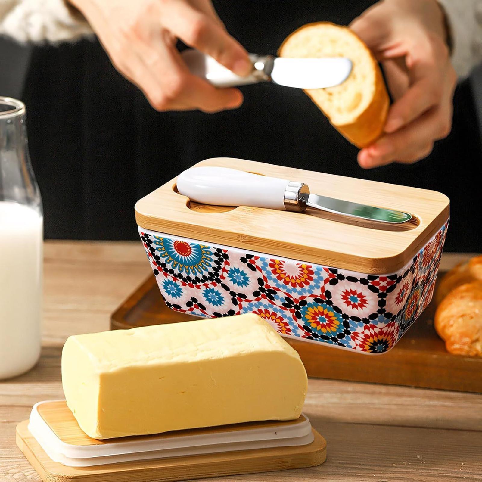 Butter Dish Ceramic Butter Con - огляд і ціна Kitchen Baking Counter