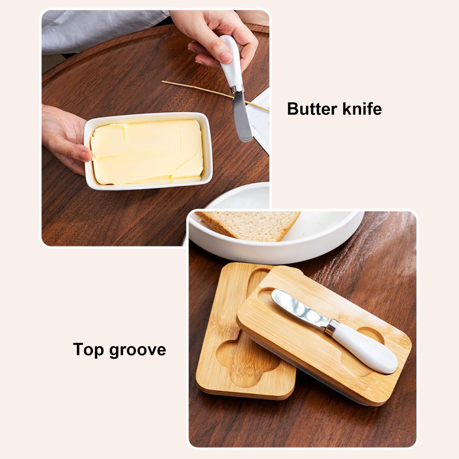 Butter Dish Ceramic Butter Con - огляд і ціна Kitchen Baking Counter
